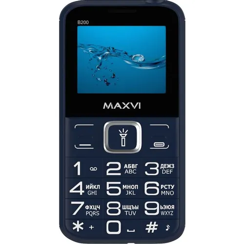 Сотовый телефон MAXVI B200 синий
