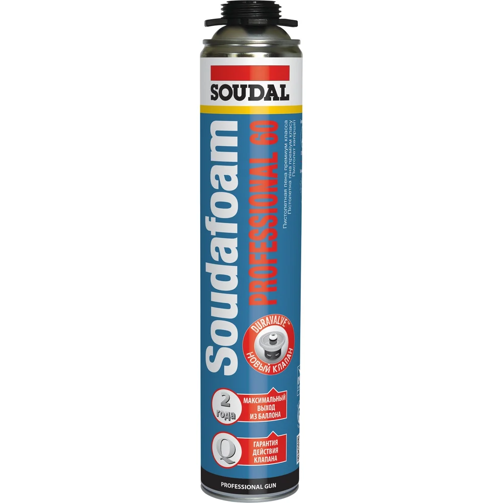 Пистолетная монтажная пена Soudal Соудафоам Профессионал 60 113985
