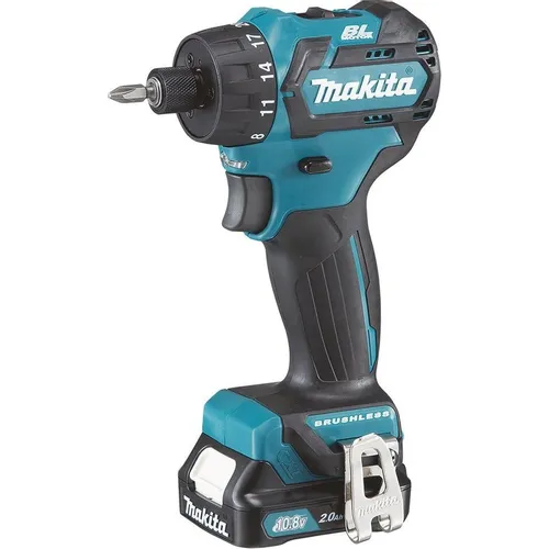 Дрель-шуруповерт Makita DF032DWAE, 2Ач, с двумя аккумуляторами