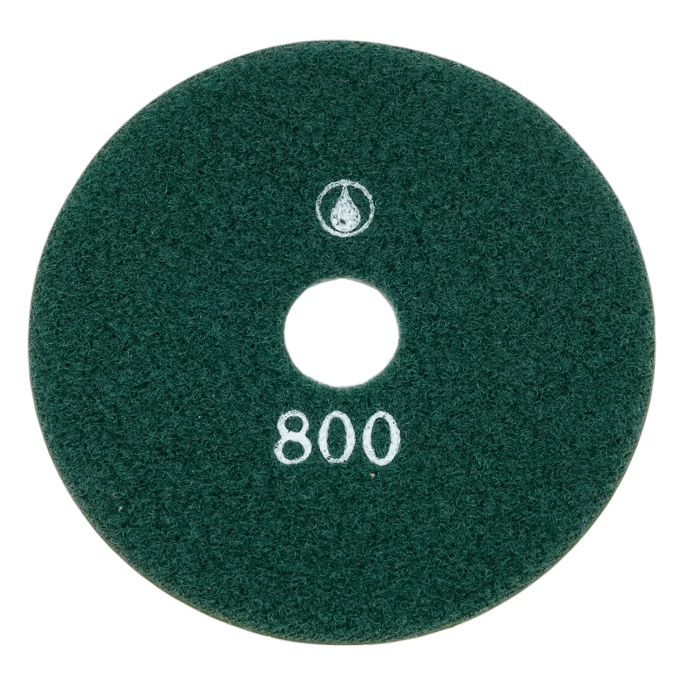 Шлифовальный алмазный диск черепашка для работы с подачей воды MESSER 100D-MESH 800