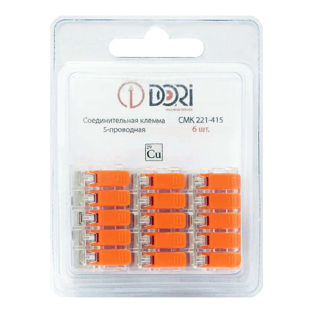 Пятипроводная соединительная клемма DORI СМК 221-415 46219