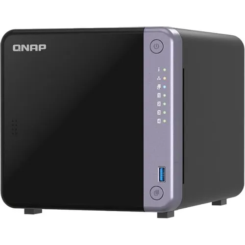 Сетевое хранилище NAS Qnap TS-432X-4G, 4-bay, настольный, Alpine, AL-524
