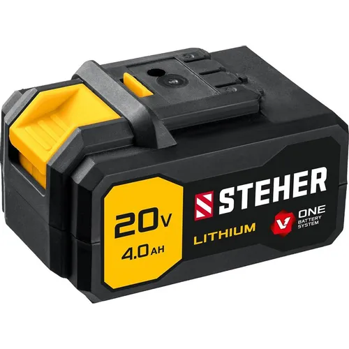 Батарея аккумуляторная STEHER V1-20-4, 20В, 4Ач, Li-Ion
