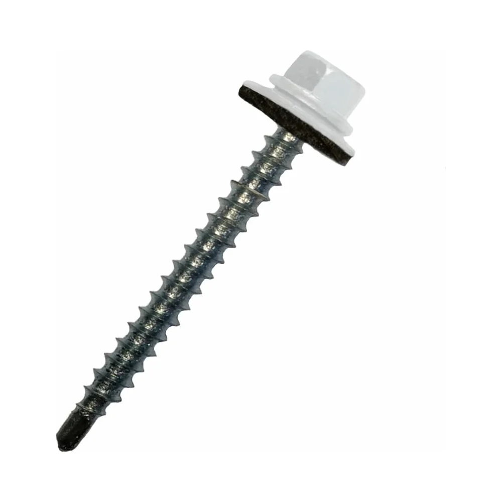Кровельный оцинкованный саморез STARFIX 4,8x70 мм, RAL 9003, 30 шт. SMP2-24848-30