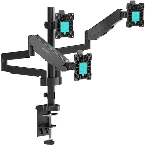 Кронштейн для мониторов ONKRON G280, до 32", до 24кг, настольный, поворот и наклон верт.перемещ., черный