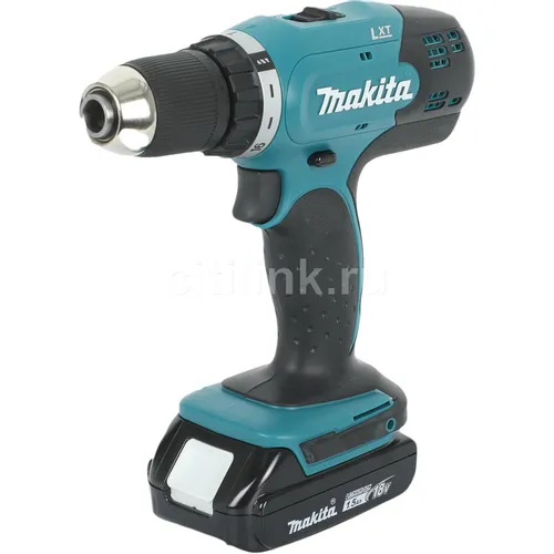 Дрель-шуруповерт Makita DDF453SYX5, 1.5Ач, с одним аккумулятором