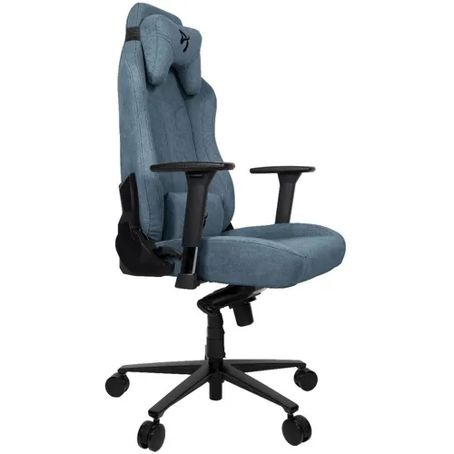 Кресло игровое AROZZI Vernazza Soft Fabric, ткань, до 145кг, мультиблок, регулируемые 3D подлокотники, синий