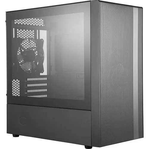 Корпус mATX Cooler Master MasterBox NR400 w/o ODD, Mini-Tower, без БП, черный [mcb-nr400-kgnn-s00]