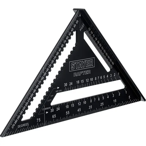 Угольник разметочный Stayer 34306-30, 0.3см, из алюминия, класс точности: 1