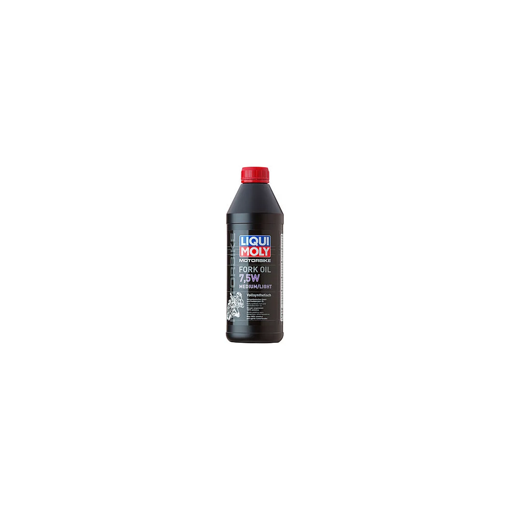 Синтетическое масло для вилок и амортизаторов LIQUI MOLY Motorbike Fork Oil Medium/Light 7,5W 2719