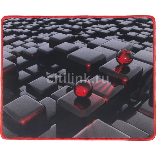 Коврик для мыши Oklick OK-F0282 (S) рисунок/матрица, нейлоновая ткань, 280х225х3мм