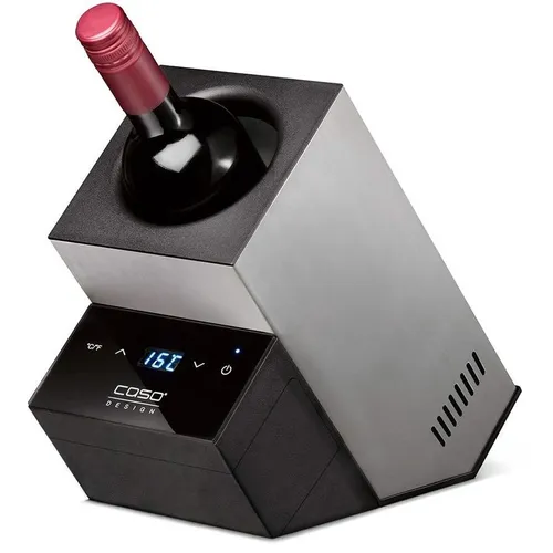 Охладитель бутылок CASO WineCase Deluxe, 72Вт, нержавеющая сталь/черный