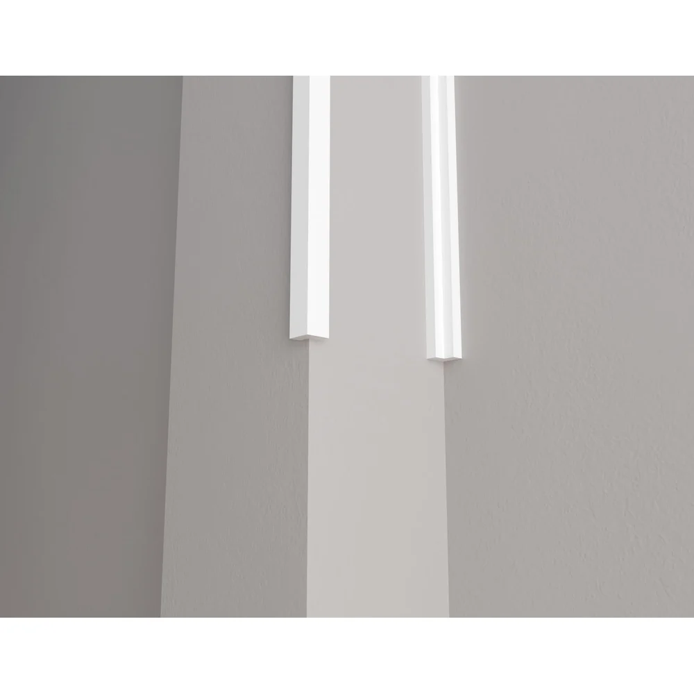 Ударопрочный влагостойкий стеновой уголок под покраску Decor-Dizayn DD802