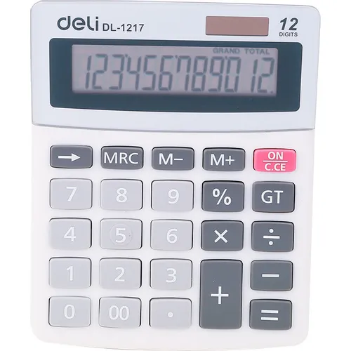 Калькулятор Deli E1217, 12-разрядный, в ассортименте