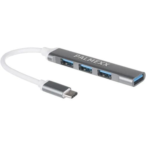 Хаб (разветвитель) PALMEXX PX/HUB-075, серый