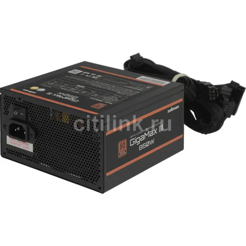 Блок питания Zalman ZM850-GV3 Gen.5, 850Вт, 80 PLUS BRONZE, 120мм, черный, retail