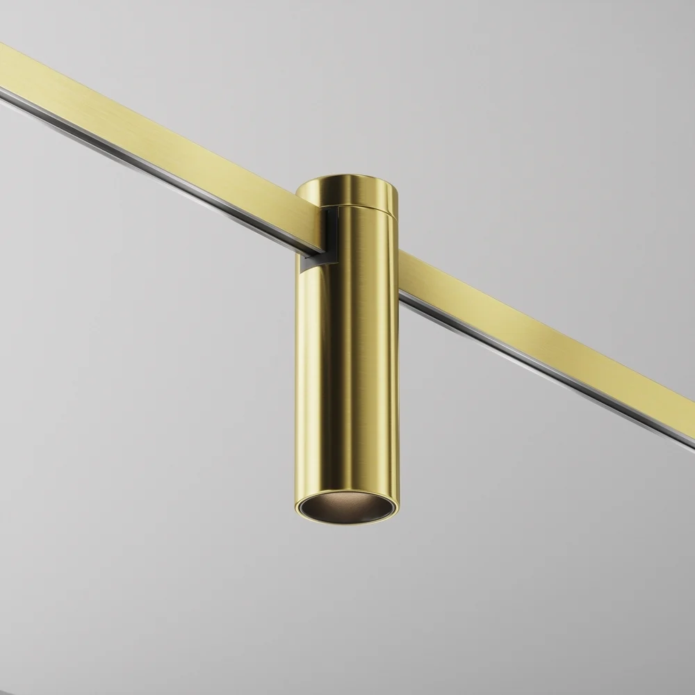 Трековый светильник MAYTONI Focus Led LED 5W Алюминий Латунь TR143-1-5W3K-W-BS