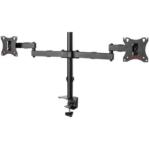 Кронштейн для мониторов Arm Media LCD-T04, до 28", до 14кг, настольный, поворот и наклон, черный [10222]