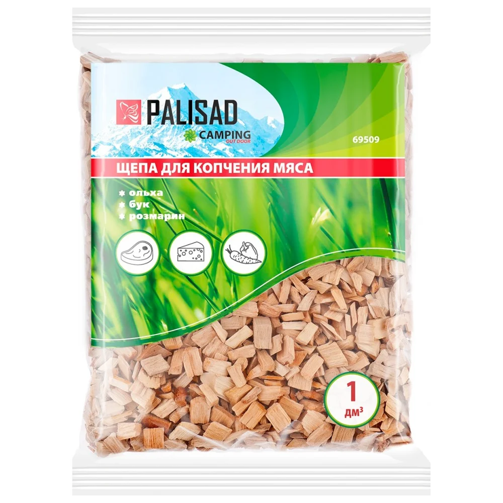 Щепа для копчения мяса PALISAD Camping 69509