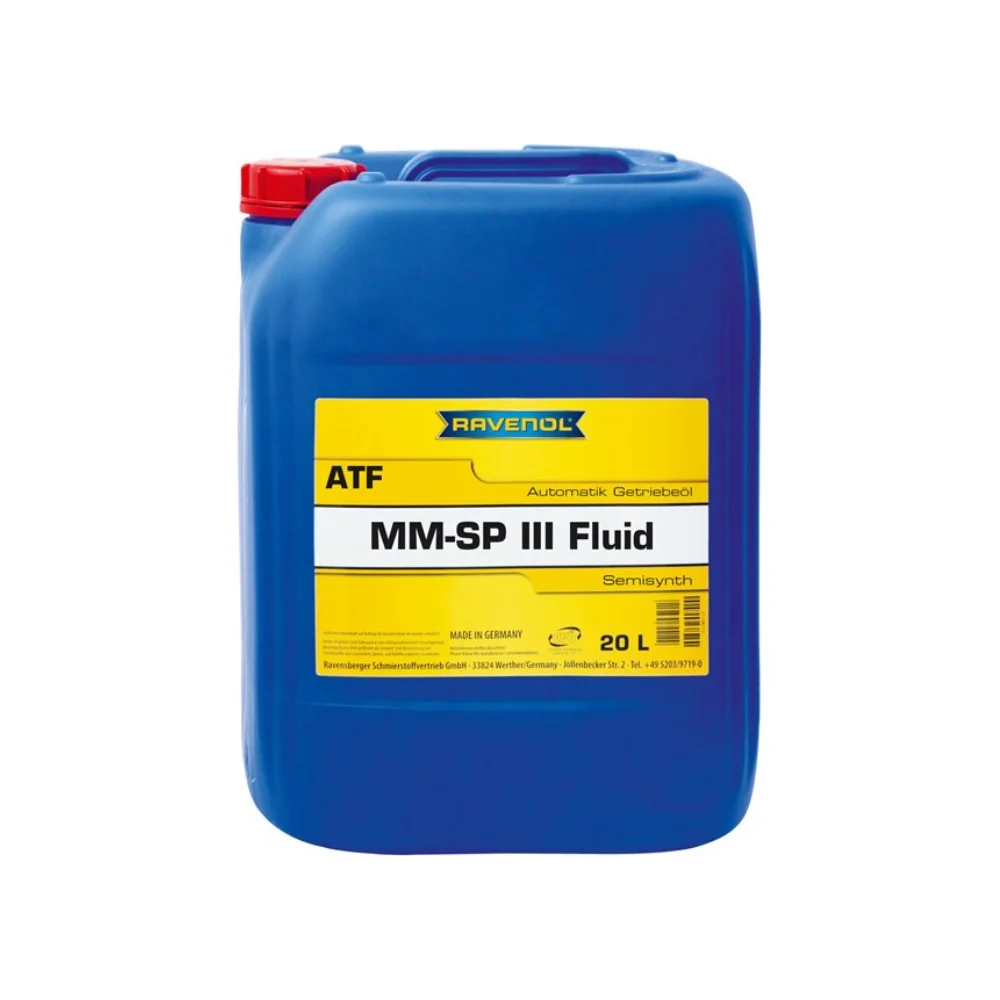 Трансмиссионное масло RAVENOL ATF MM SP-III Fluid 1212103-020-01-999