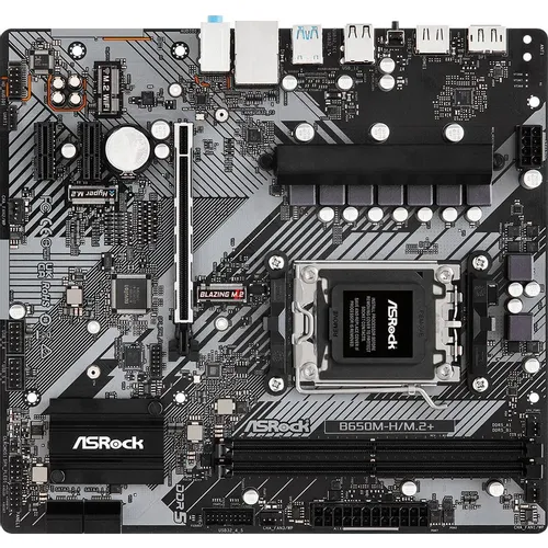 Материнская плата ASRock B650M-H/M.2+, Socket AM5, AMD B650, mATX, Ret