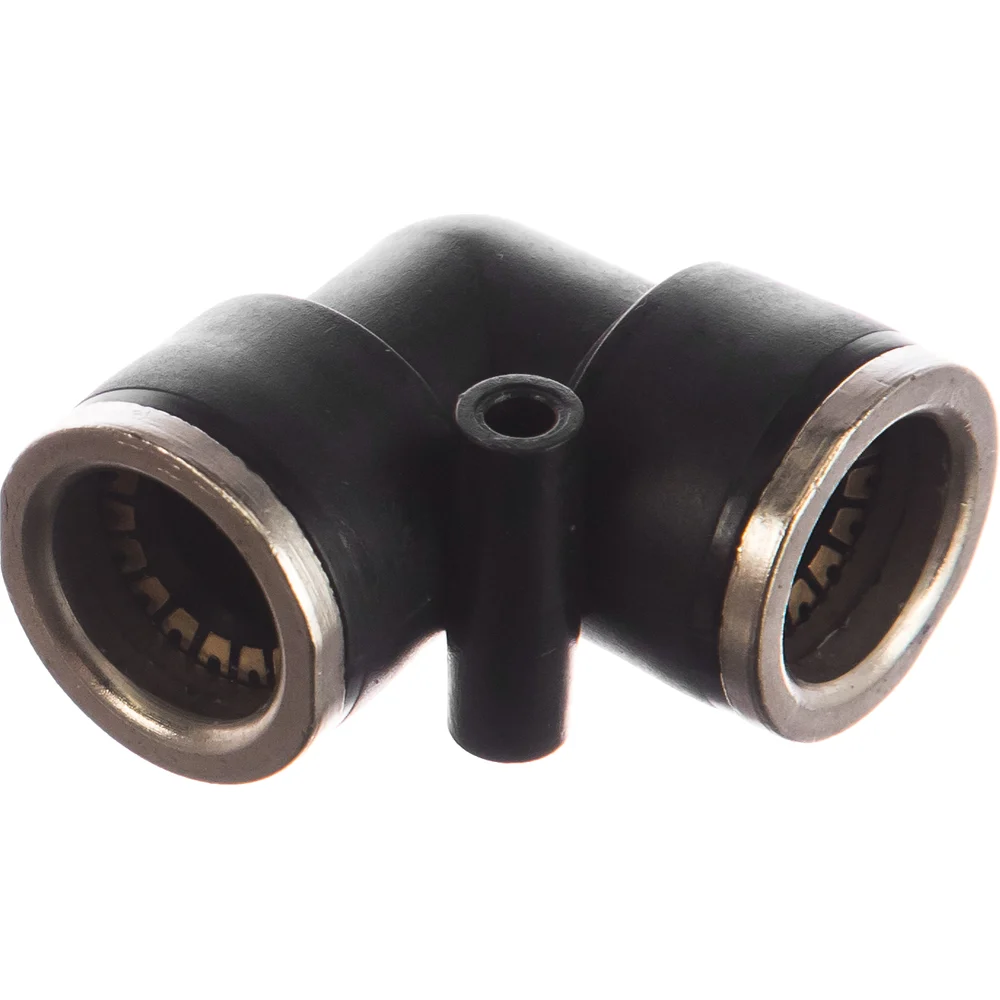 Угловой фитинг для пластиковых трубок Rockforce RF-SPV12(2341)