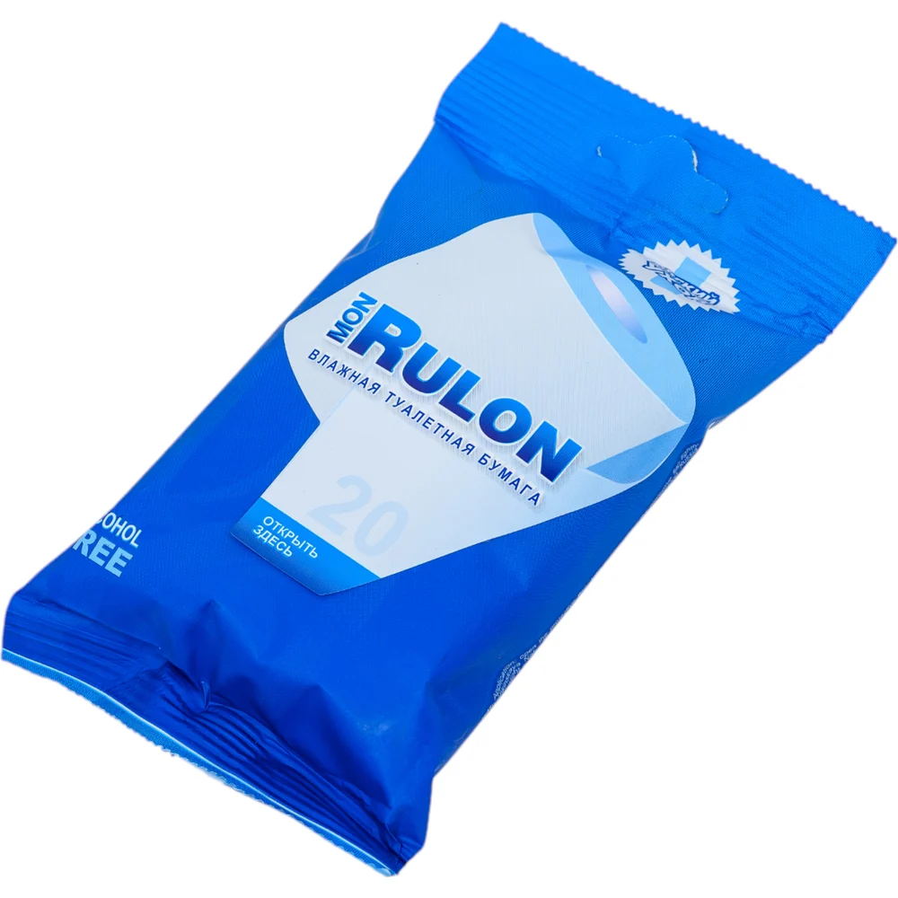 Влажная гипоаллергенная антибактериальная туалетная бумага Mon Rulon MON RULON 48123