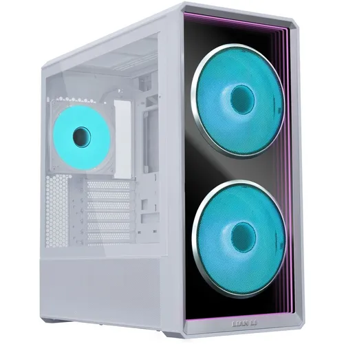 Корпус ATX Lian Li Lancool 217 Inf, Midi-Tower, без БП, белый [g99.lan217infw.10r]