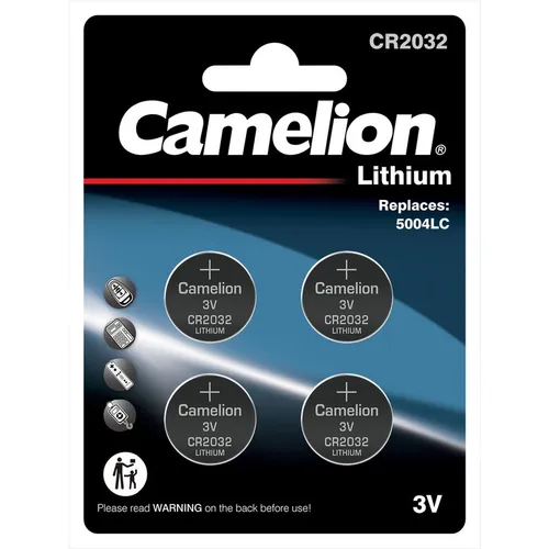 CR2032 Батарейка CAMELION Lithium CR2032-BP4, 4 шт.