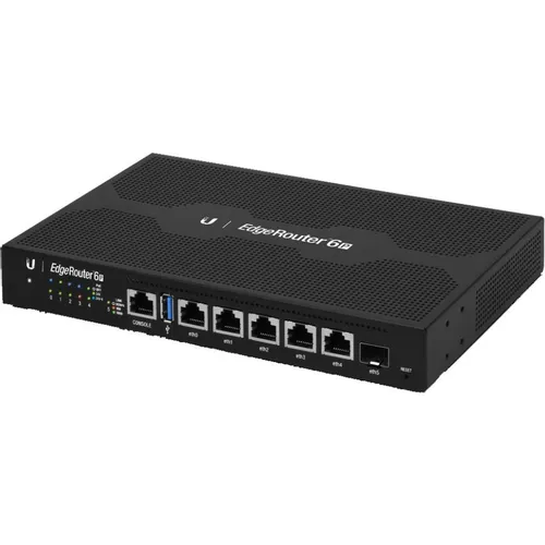 Роутер Ubiquiti ER-6P, 5 LAN, 1xSFP, черный
