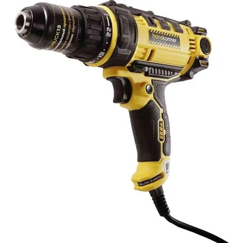 Дрель-шуруповерт HANSKONNER HID2145P, сетевой