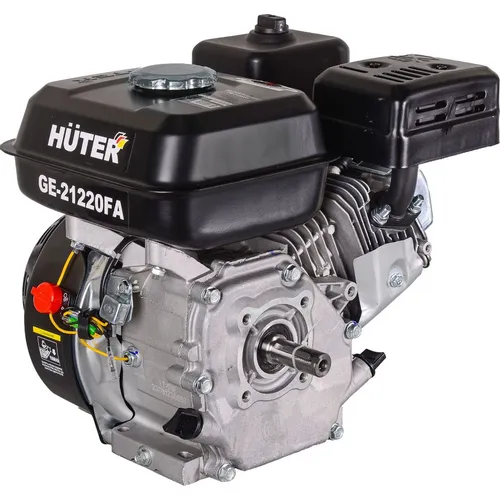 Двигатель бензиновый Huter GE-21220FА, 4-х тактный, 7л.с., для садовой техники [70/15/3]