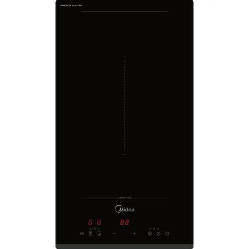 Индукционная варочная поверхность Midea MIH37103F, конфорок: 2 шт., стеклокерамика, независимая, черный