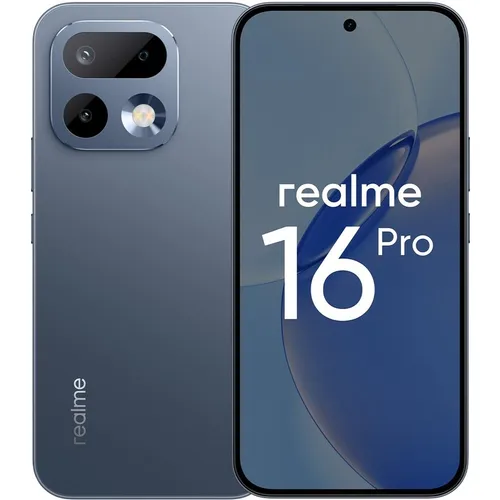 6.78" Смартфон REALME 16 Pro 8/256Gb, RMX5120, NFC, AMOLED, 144Гц, 7000мAч, графитовый