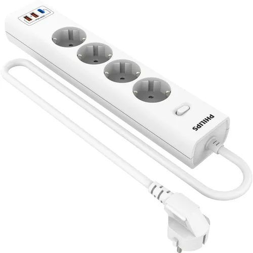 Сетевой фильтр Philips CHP4346WC/51, 5м, белый