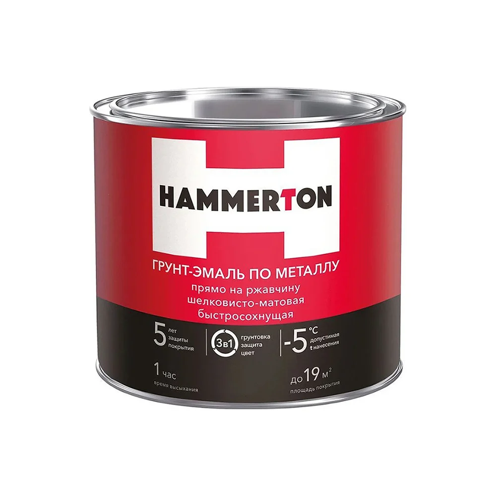 Грунт-эмаль по ржавчине HAMMERTON 205896
