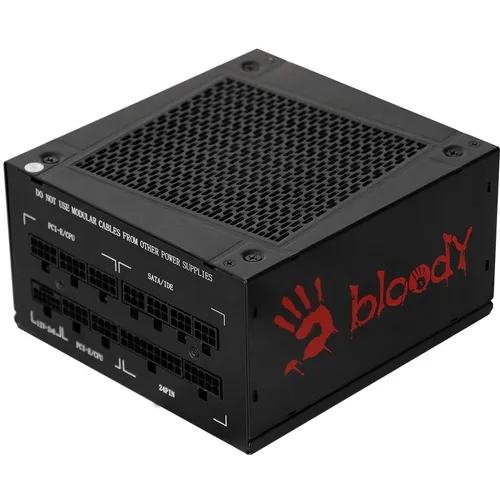 Блок питания BLOODY BD-PS1250P, 1250Вт, 80 PLUS PLATINUM, 140мм, черный, retail [bd-ps1250p-m]