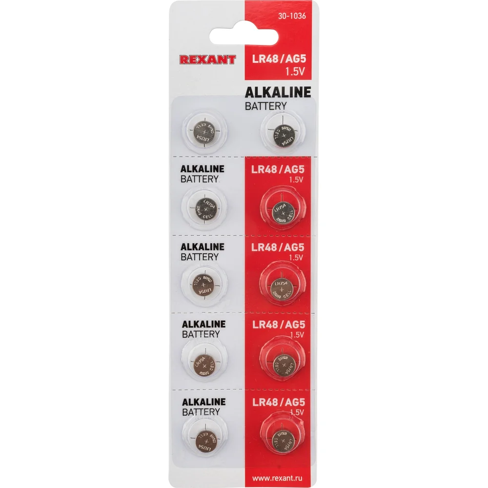 Батарейка REXANT 30-1036
