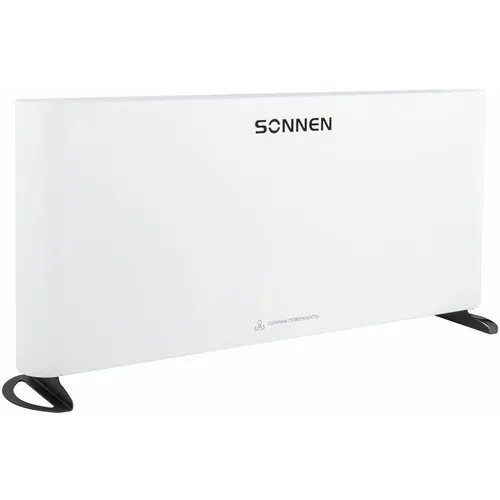 Конвектор SONNEN Onyx 2000.1, 2000Вт, с терморегулятором, белый [457630]