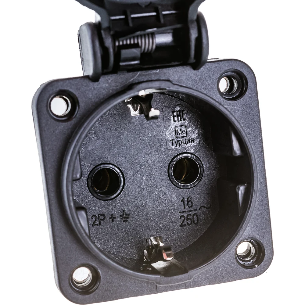 Панельная розетка IEK MAGNUM SCHUKO РП14-3 PSN71-016-3-2-54-K02