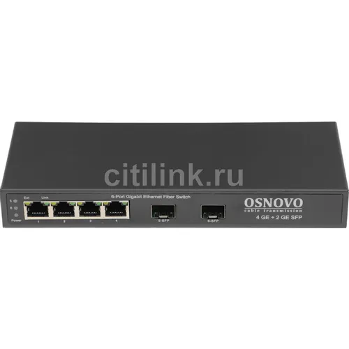 Коммутатор OSNOVO SW-7042, неуправляемый