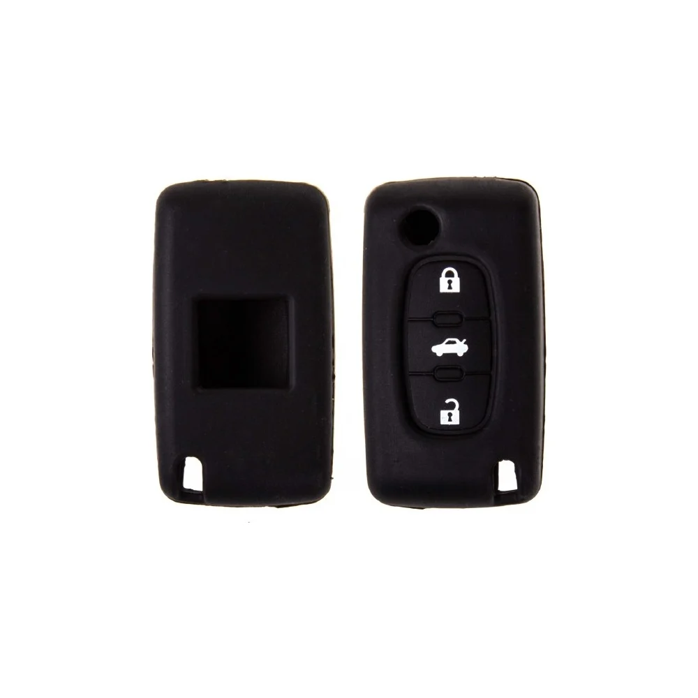 Силиконовый чехол на автомобильный ключ PEUGEOT 307/408 /407/607 SKYWAY S05701072