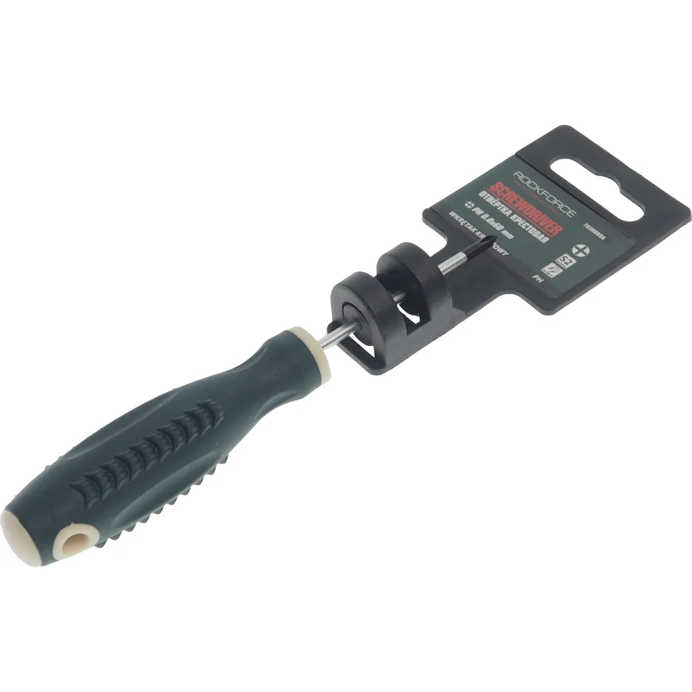 Магнитная крестовая отвертка Rockforce Profi RF-70300060(28257)