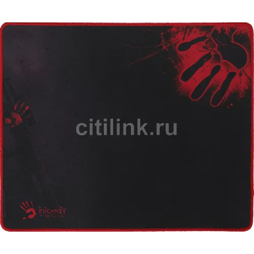 Коврик для мыши A4TECH Bloody B-080 (L) черный/рисунок, матерчатый, 430х350х4мм