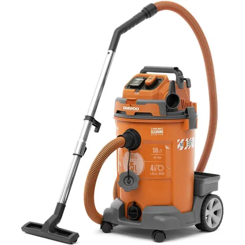 Строительный пылесос Daewoo DAVC 2500SD, оранжевый