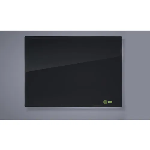 Доска стеклянная Cactus CS-GBD-90x120-BK черный 90x120см