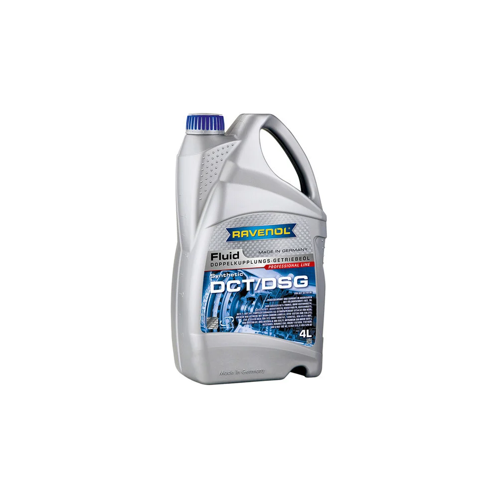 Трансмиссионное масло RAVENOL DCT/DSG Getriebe Fluid, 4л new 1212106-004-01-999