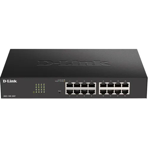 Коммутатор D-Link DGS-1100-16V2/A, управляемый