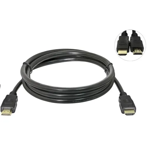 Кабель аудио-видео PREMIER 5-815, HDMI (m) - HDMI (m), ver 2.0, 5м, GOLD, черный [5-815 5.0]