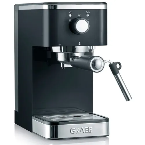 Кофеварка GRAEF ES402EU, рожковая, черный